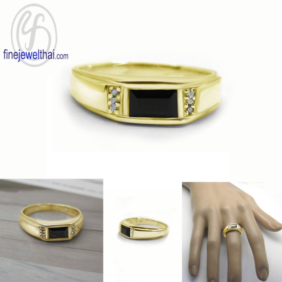 แหวนนิล-แหวนเงิน-แหวนเพชร-เพชรcz-R1368on