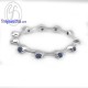 Blue-Sapphire -Silver-Birthstone-Ring-Finejewelthai-R1373bl