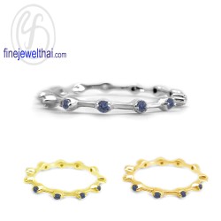 แหวนไพลิน-แหวนเงิน-ไพลินแท้-เงินแท้925-แหวนพลอย-R1373bl