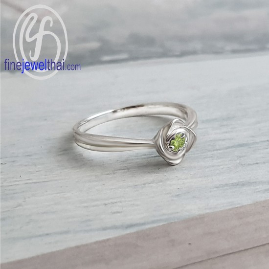 แหวนเพอริดอท-เพอริดอทแท้-แหวนพลอย-แหวนเงินแท้-R1375pd แหวนเพอริดอท-เพอริดอทแท้-แหวนพลอย-แหวนเงินแท้-R1375pd