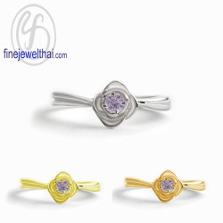 แหวนอะเมทิสต์-อะเมทิสต์แท้-แหวนพลอย-แหวนเงินแท้-R1375amt