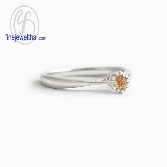 แหวนบุษราคัม-แหวนเงิน-บุษราคัมแท้-เงินแท้925-R1377yl แหวนบุษราคัม-แหวนเงิน-บุษราคัมแท้-เงินแท้925-R1377yl