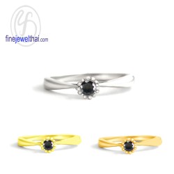 แหวนนิล-แหวนเงิน-นิลแท้-เงินแท้925-R1377on