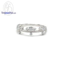 แหวนมงกุฎ-แหวนเจ้าหญิง-แหวนเพชร-แหวนเงินแท้-Finejewelthai-R1396cz แหวนมงกุฎ-แหวนเจ้าหญิง-แหวนเพชร-แหวนเงินแท้-Finejewelthai-R1396cz