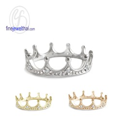 แหวนมงกุฎ-แหวนเจ้าหญิง-แหวนเพชร-แหวนเงินแท้-Finejewelthai-R1397cz