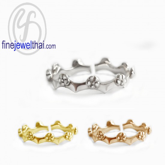 แหวนมงกุฎ-แหวนเจ้าหญิง-แหวนเงินแท้-แหวนเกลี้ยง-Finejewelthai-R139800