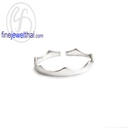 แหวนมงกุฎ-แหวนเจ้าหญิง-แหวนเงินแท้-แหวนเกลี้ยง-Finejewelthai-R139900