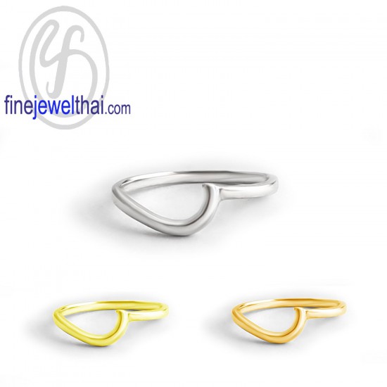 แหวนเกลี้ยง-แหวนมินิมอล-แหวนเงินแท้-Finejewelthai - R140400