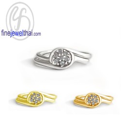 แหวน-แหวนเซ็ต-แหวนเพชร-แหวนเงินแท้ - R140400_1405cz