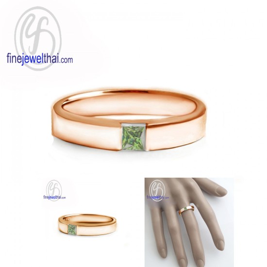 แหวนเพอริดอท-เพอริดอทแท้-แหวนเงิน-แหวนพลอยแท้-แหวนประจำเดือนเกิด-Finejewelthai-R1408pd