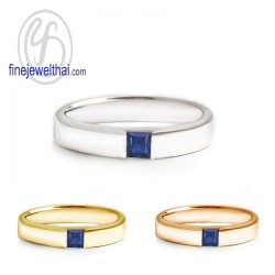 แหวนไพลิน-แหวนเงิน-ไพลินแท้-เงินแท้925-แหวนพลอย-R1408bl