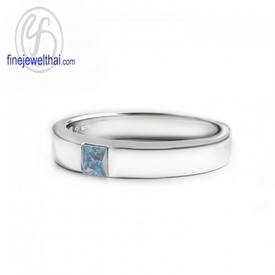 แหวนโทพาซ-โทพาซแท้-เงินแท้ 925-แหวนพลอย-finejewelthai-R1408tp