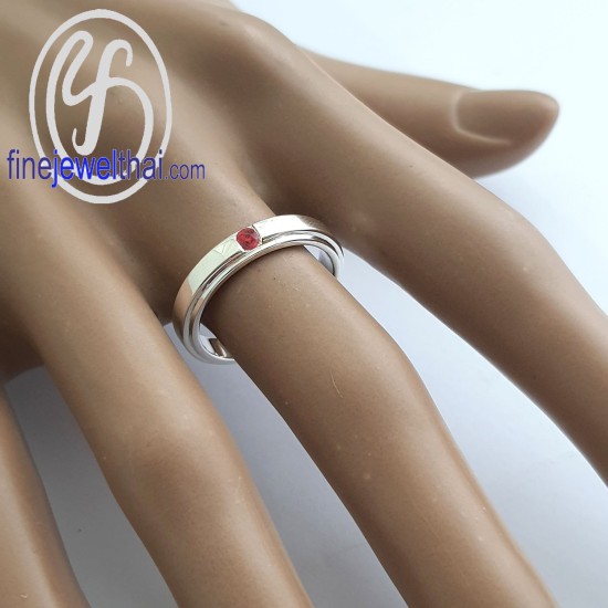 แหวนทับทิม-แหวนเงิน-ทับทิมแท้-เงินแท้925-R1417rb แหวนทับทิม-แหวนเงิน-ทับทิมแท้-เงินแท้925-R1417rb