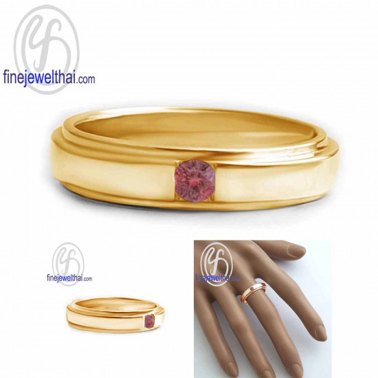แหวนทับทิม-แหวนเงิน-ทับทิมแท้-เงินแท้925-แหวนพลอย-R1418rb