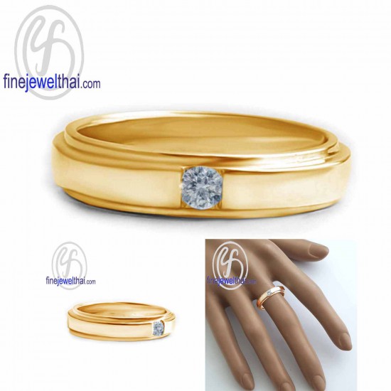 แหวนอะความารีน-แหวนเงิน-อะความารีนแท้-เงินแท้925-แหวนพลอย-R1418aq