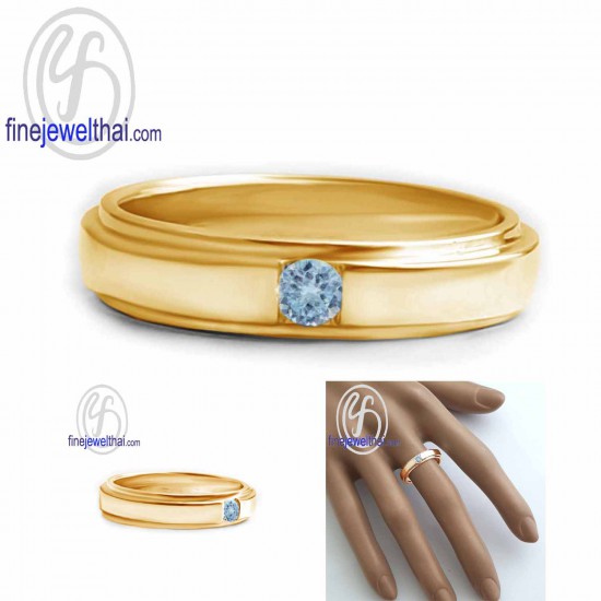 แหวนโทพาซ-แหวนเงิน-โทพาซแท้-เงินแท้925-แหวนพลอย-R1418tp