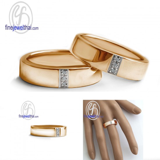 Finejewelthai-แหวนคู่-แหวนเพชร-แหวนเงินแท้-แหวนหมั้น-แหวนแต่งงาน-RC1419cz