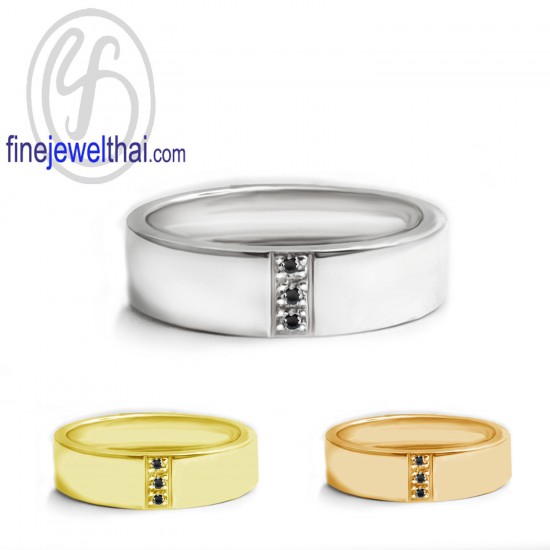 แหวนนิล-นิลแท้-แหวนพลอย-แหวนเงินแท้-R1420on