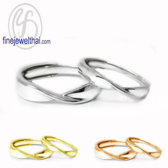 Couple-Infinity-Silver-Wedding-Ring-Finejewelthai-R1437_3800 Couple-Infinity-Silver-Wedding-Ring-Finejewelthai-R1437_3800