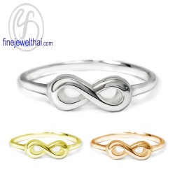 แหวนอินฟินิตี้-แหวนเงิน-เงินแท้925-แหวนหมั้น-แหวนแต่งงาน-R144100