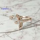 Dragonfly-Diamond-CZ-Silver-Pink-Gold-Ring-Finejewelthai-R1442cz-pg