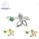 Butterfly-Emerald-Diamond-CZ-Silver-Birthstone-Ring-Finejewelthai-R1443em