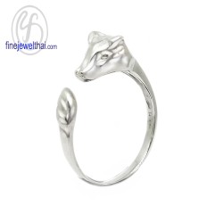 แหวนนักษัตร-ปีฉลู-แหวนรูปวัว-แหวนเงินแท้-Finejewelthai-R144600 แหวนนักษัตร-ปีฉลู-แหวนรูปวัว-แหวนเงินแท้-Finejewelthai-R144600