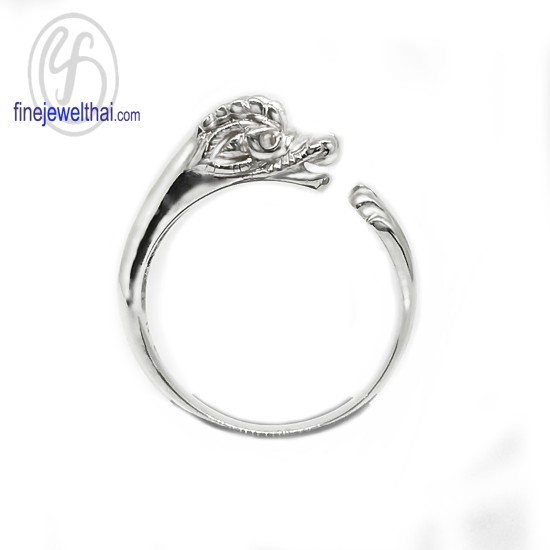 แหวนนักษัตร-ปีมะโรง-แหวนรูปมังกร-แหวนเงินแท้-Finejewelthai-R144900