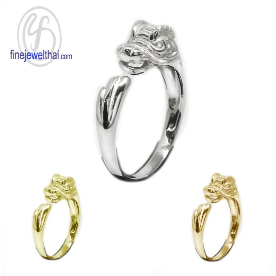 แหวนนักษัตร-ปีมะโรง-แหวนรูปมังกร-แหวนเงินแท้-Finejewelthai-R144900