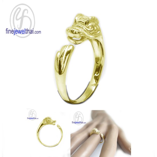 แหวนนักษัตร-ปีมะโรง-แหวนรูปมังกร-แหวนเงินแท้-Finejewelthai-R144900