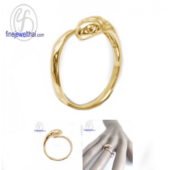 แหวนนักษัตร-ปีมะเส็ง-แหวนรูปงู-แหวนเงินแท้-Finejewelthai-R145000