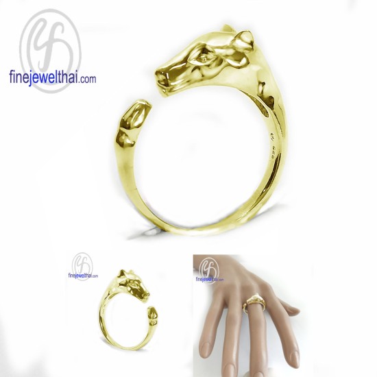 แหวนนักษัตร-ปีมะเมีย-แหวนรูปม้า-แหวนเงินแท้-Finejewelthai-R145100