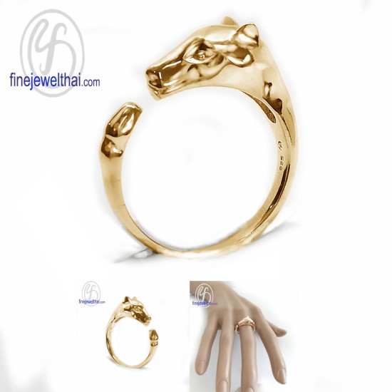 แหวนนักษัตร-ปีมะเมีย-แหวนรูปม้า-แหวนเงินแท้-Finejewelthai-R145100