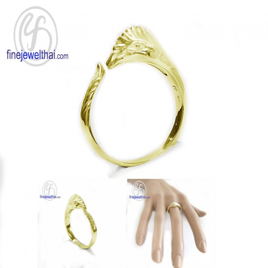 แหวนนักษัตร-ปีระกา-แหวนรูปไก่-แหวนเงินแท้-Finejewelthai-R145400