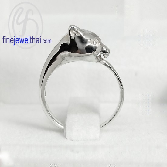 แหวนนักษัตร-ปีขาล-แหวนรูปเสือ-แหวนเงินแท้-Finejewelthai-R145800