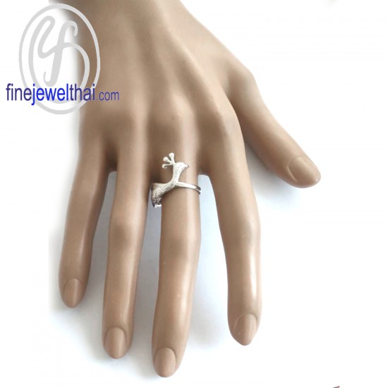 แหวนรูปนกยุง-แหวนเงินแท้-Finejewelthai-R145900
