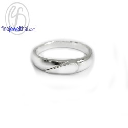 แหวนเงิน-แหวนเกลี้ยง-เงินแท้-R146100 แหวนเงิน-แหวนเกลี้ยง-เงินแท้-R146100