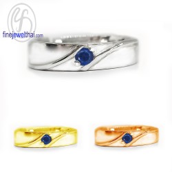 แหวนไพลิน-แหวนเงิน-ไพลินแท้-เงินแท้-R1463bl