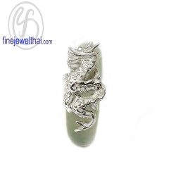 แหวนหยก-หยกพม่า-มังกร-แหวนพลอย-พลอยประจำเดือนเกิด-finejewelthai-R1476jd