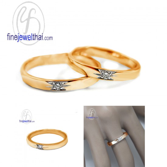 แหวนเพชร-แหวนเงิน-เพชรแท้-เงินแท้925-แหวนคู่-แหวนหมั้น-แหวนแต่งงาน-RC30103di