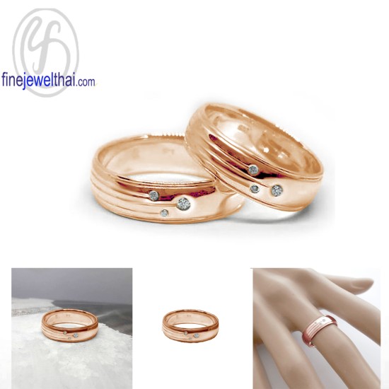 แหวนคู่-แหวนเพชร-แหวนเงินแท้-แหวนหมั้น-แหวนแต่งงาน-Finejewelthai - RC3013cz