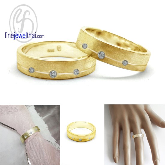 แหวนคู่-แหวนเพชรแท้-แหวนเงินแท้-แหวนหมั้น-แหวนแต่งงาน-Finejewelthai - RC30146di