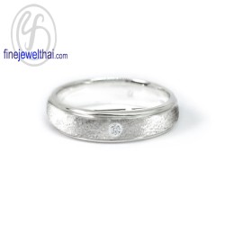 แหวนคู่-แหวนเงินแท้-แหวนเพชร-แหวนหมั้น-แหวนแต่งงาน-Finejewelthai-RC3014dim