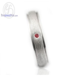 แหวนทับทิม-แหวนเงิน-แหวนพลอย-ทับทิมแท้-R3014rb