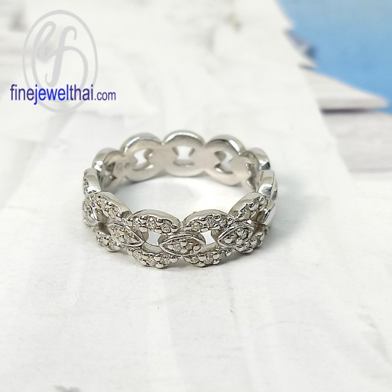 Diamond-Silver-Wedding-Ring-Finejewelthai-R30150di