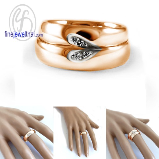 แหวนคู่-แหวนเงินแท้-แหวนเพชร-แหวนหมั้น-แหวนแต่งงาน-Finejewelthai-RC3031di