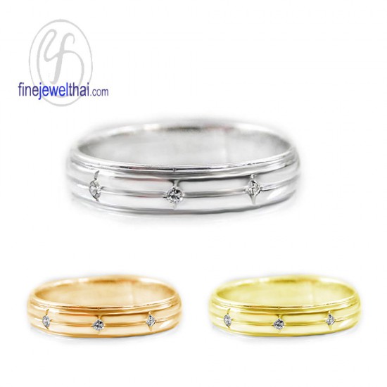 แแหวนเพชร-แหวนเงิน-เพชรแท้-เงินแท้ 92-finejewelthai -R3032di