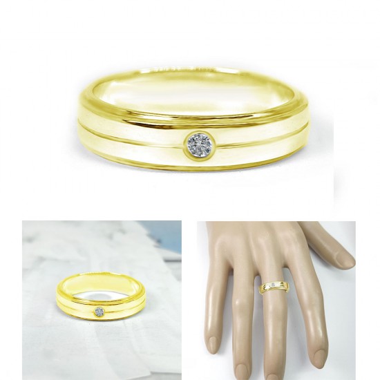 Diamond-Cz-Silver-Wedding-Ring-Finejewelthai-R3044cz