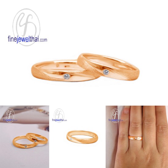 แหวนคู่-แหวนเงินแท้-แหวนเพชร-แหวนหมั้น-แหวนแต่งงาน-Finejewelthai-RC3048cz