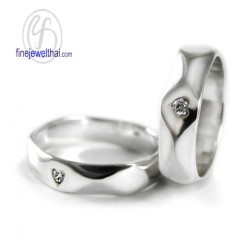 แหวนคู่-แหวนเงินแท้-แหวนเพชร-แหวนหมั้น-แหวนแต่งงาน-Finejewelthai-RC3063di